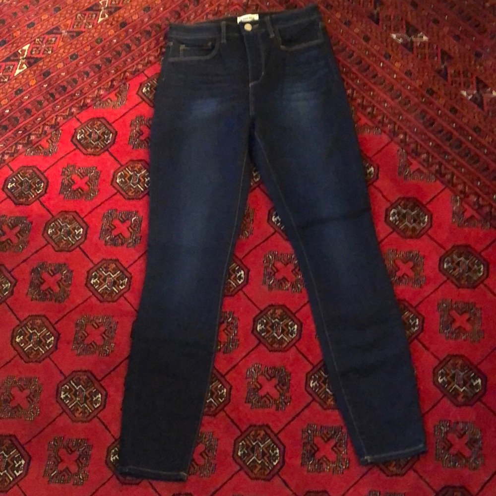 L’AGENCE Dark-Wash High-Rise Jean (Size 26)